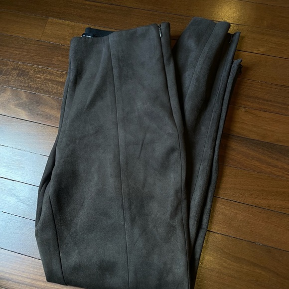 ZARA FAUX SUEDE PANT - Picture 5 of 8